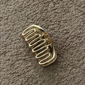 Anthro Gold Metal Hair clip